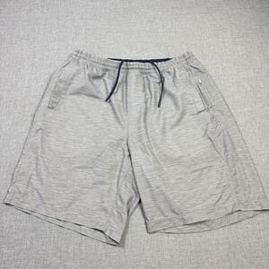 Birddogs Shorts Mens 2XL Gray Lined Athletic Drawstring Pockets 9 Inseam‎
